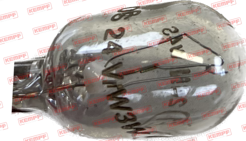 28513 Kempf Glühlampe  24V, 3W, f. Anzeigenleuchten + Schalter